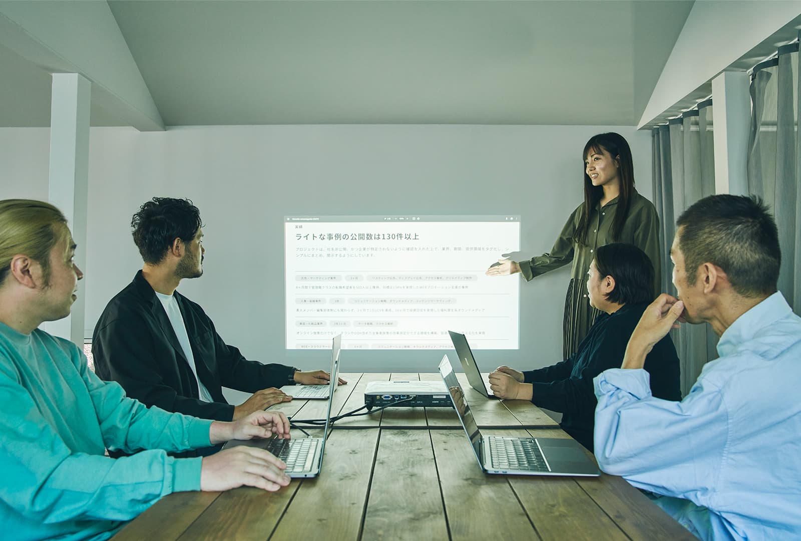 KAAANのメンバーがミーティングをしている様子