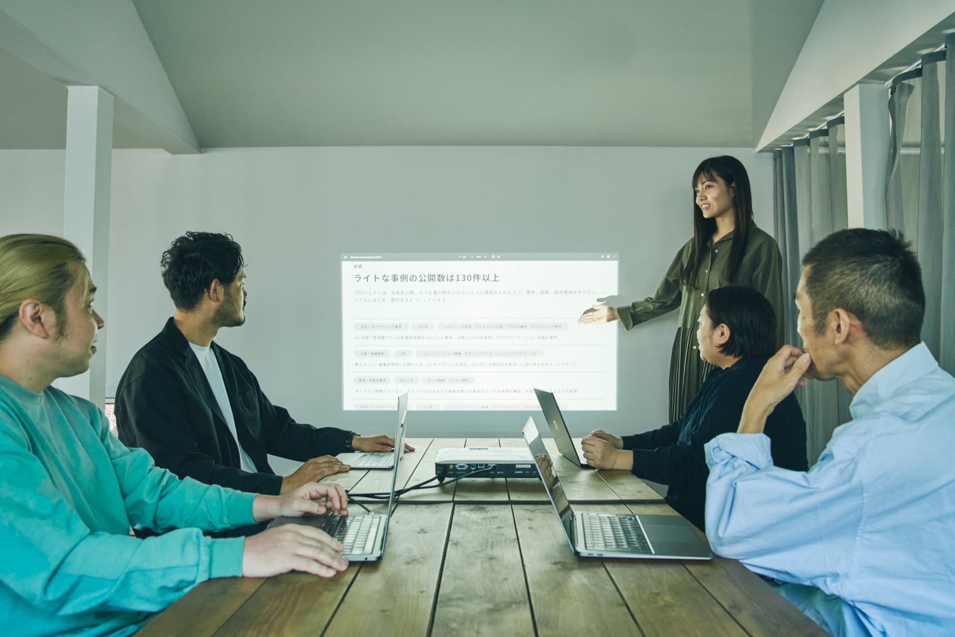 KAAANのメンバーがミーティングをしている様子